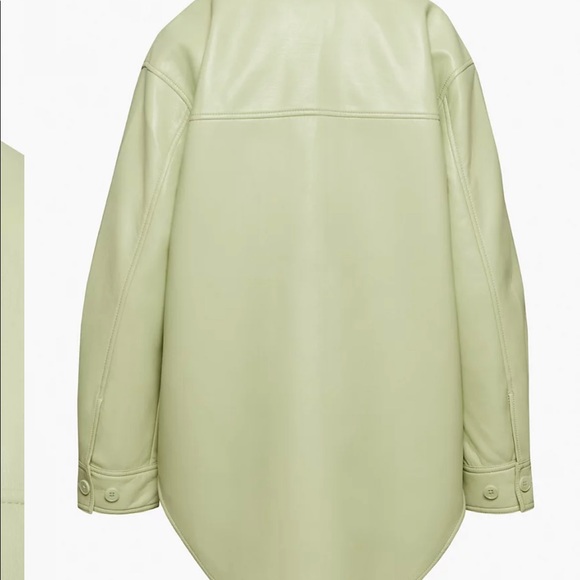 Aritzia Ganna vegan leather shacket - Picture 4 of 4